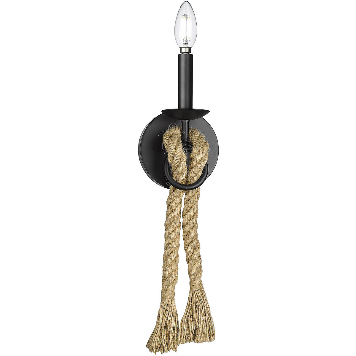 Marissa 1 Light 4.75 inch Matte Black ADA Wall Sconce Wall Light